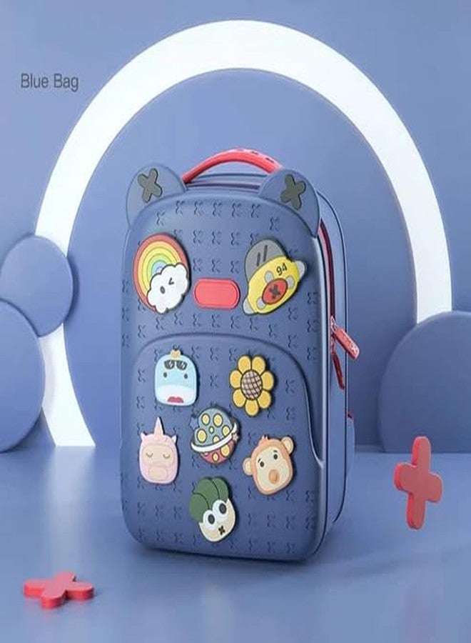 STOFFIER GARTEN School Bag For Girls Boys Kids Eco Friendly Waterproof Material for Fun Loving Kids School Bag Pack of 1 Multi colour - Image 2